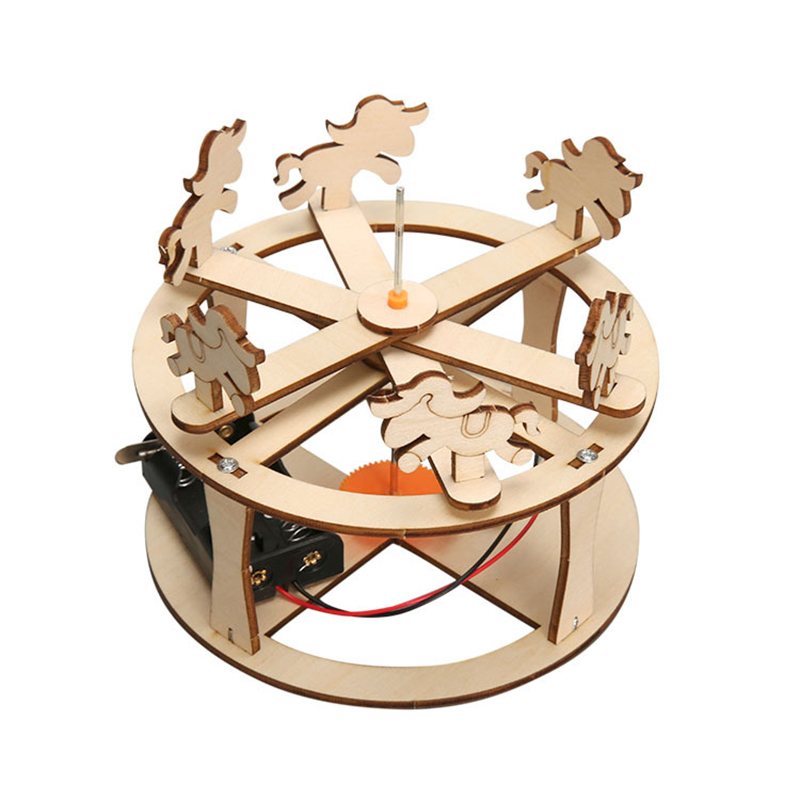 HUAHUABuild uw eigen carrousel - Science Toys Diy recensie en prijs