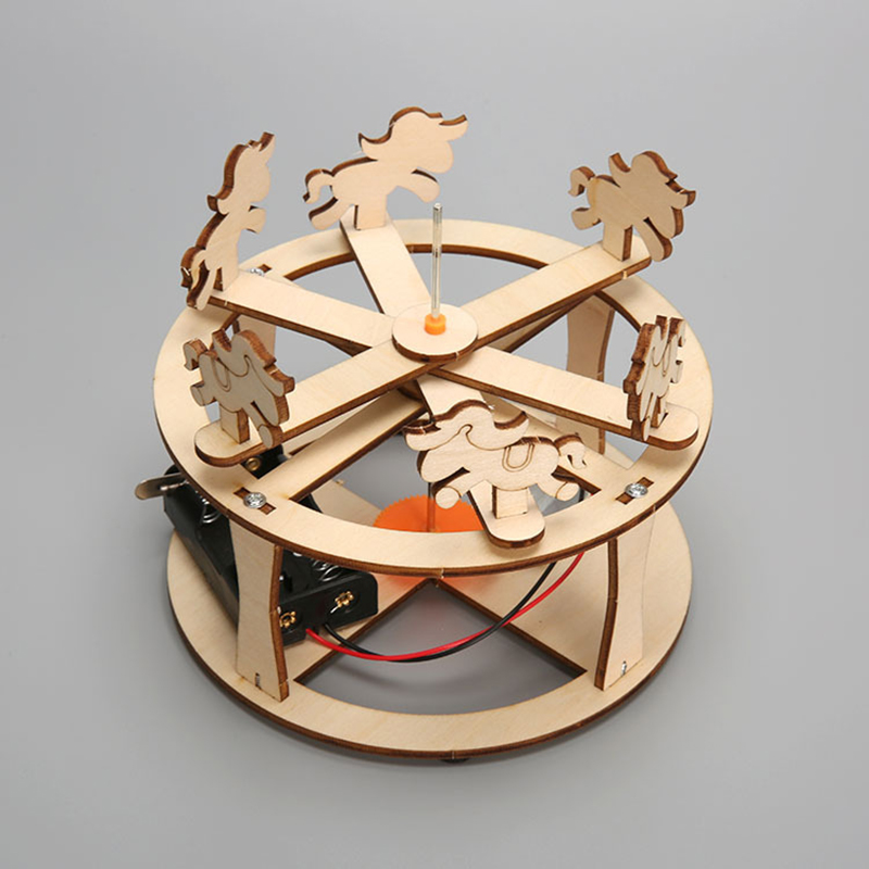 HUAHUABuild uw eigen carrousel - Science Toys Diy recensie en prijs