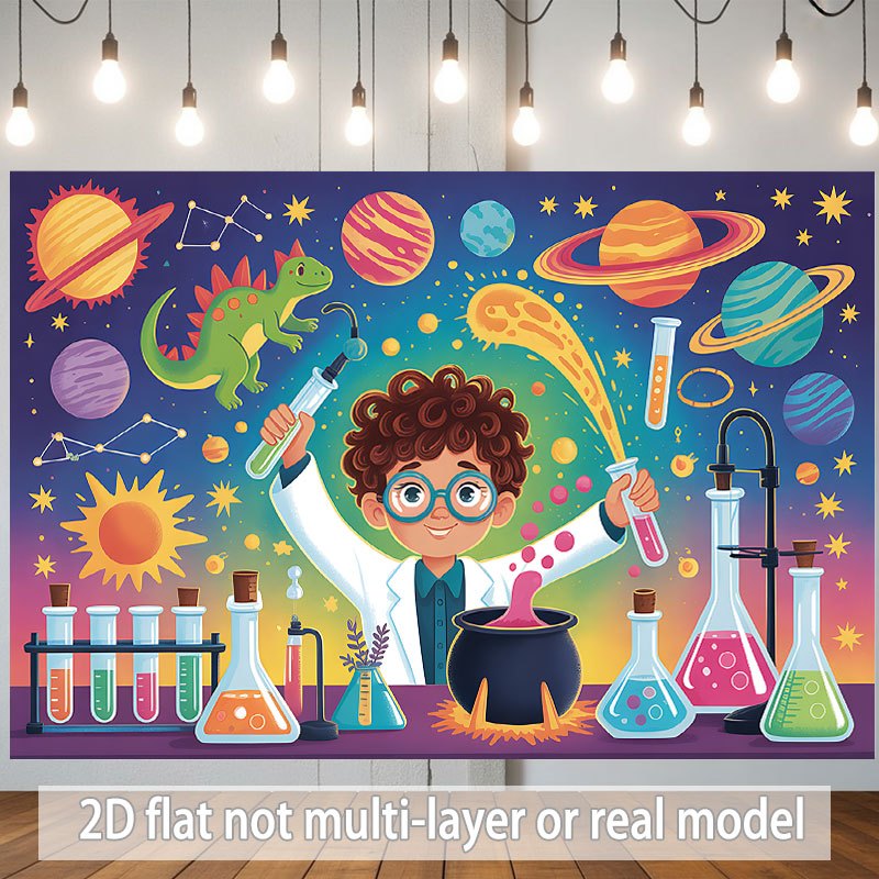 Sterrenwetenschap wanddecorati - Science Nursery recensie en prijs