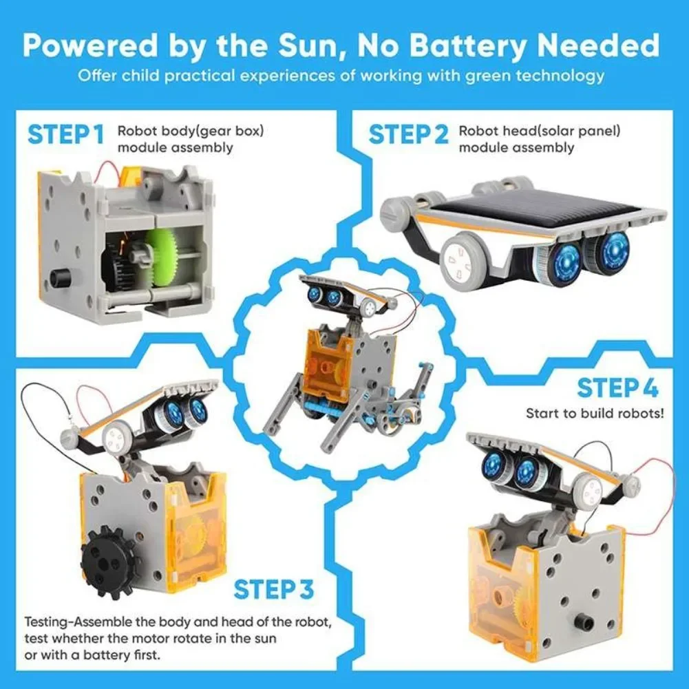 13-in-1 robotwetenschappenset  - Science Toys Diy recensie en prijs
